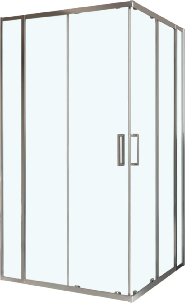 Душевой уголок BelBagno Luce A-22-90+30-C-Cr профиль хром, стекло прозрачное