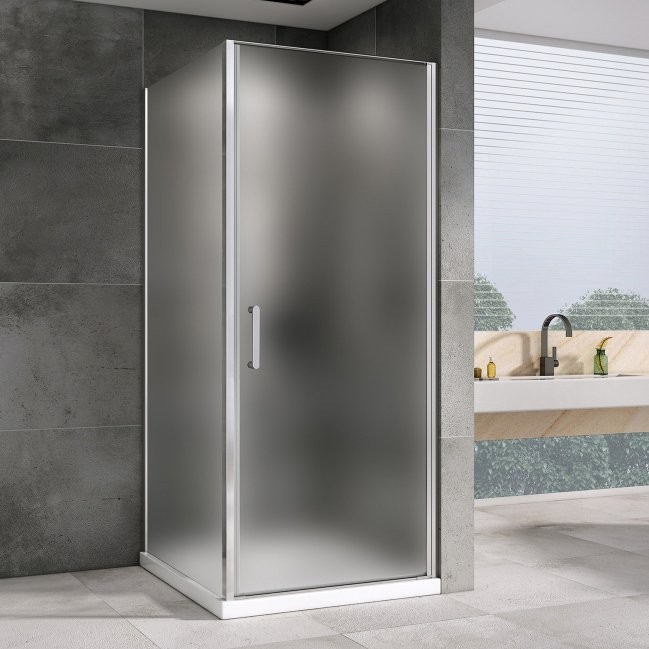 Душевой уголок Abber Sonnenstrand AG04100M-S85M 85x100, профиль хром, стекло матовое