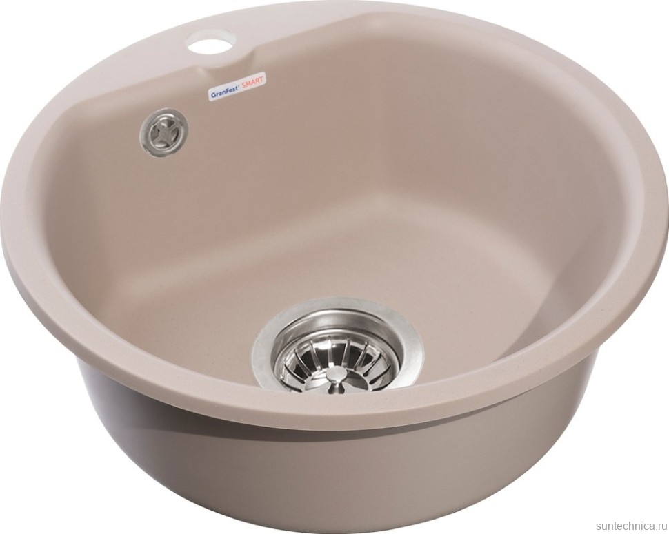 Мойка кухонная GranFest Smart SM 435 песочный