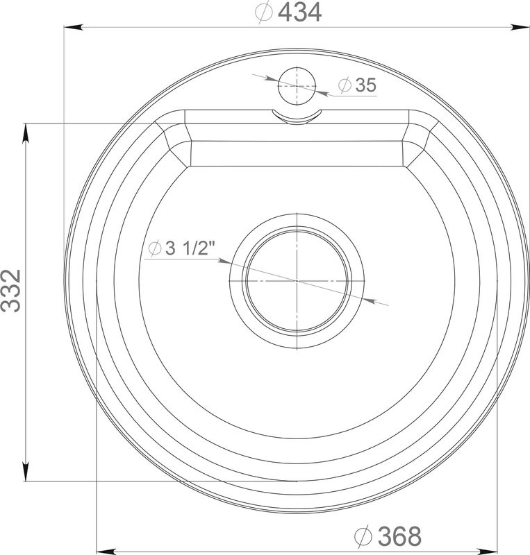 Мойка кухонная GranFest Smart SM 435 песочный