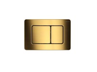 Кнопка смыва для унитаза AQUATEK KDI-0000041 нержавеющая сталь, цвет матовое титановое золото