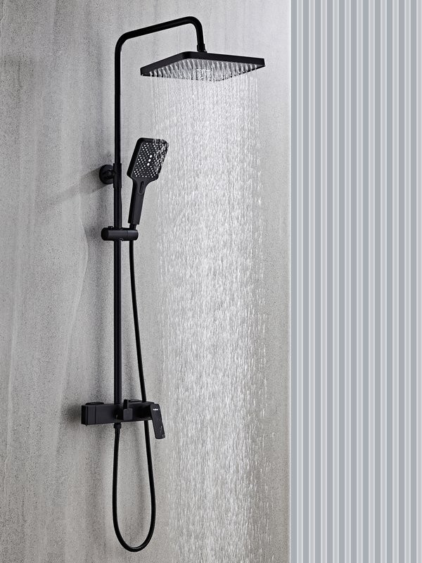 Душевая стойка Haiba HB24512-7 черная