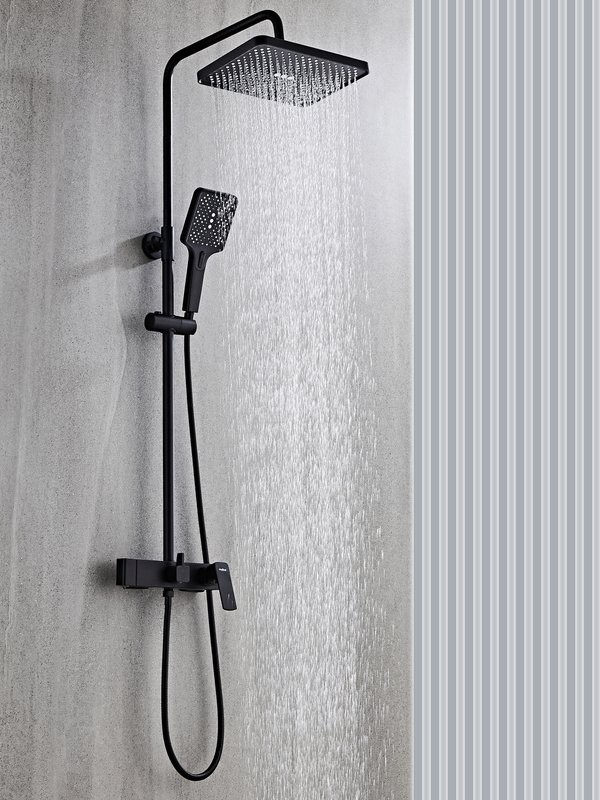 Душевая стойка Haiba HB24512-7 черная