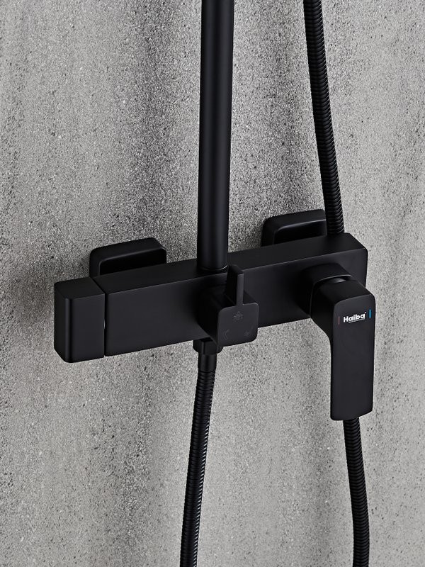 Душевая стойка Haiba HB24512-7 черная