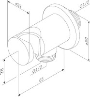 Шланговое подключение AM.PM F0602100