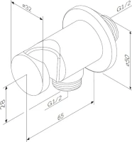 Шланговое подключение AM.PM F0602100 Шланговое подключение AM.PM F0602100