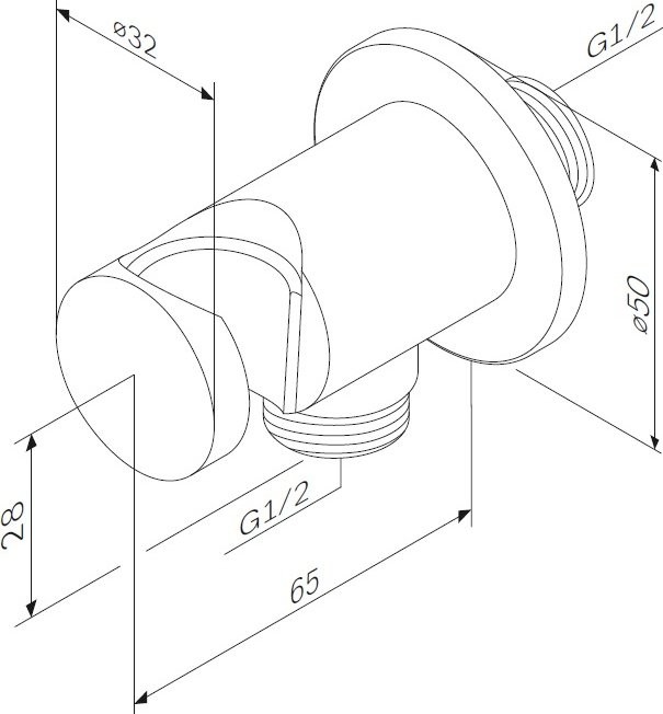 Шланговое подключение AM.PM F0602100