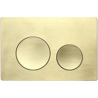 Кнопка смыва для унитаза Veconi Flush V2 пластик, цвет золото брашинг