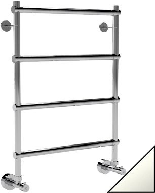 Полотенцесушитель водяной Margaroli Sole 442-4 белый (уценка: выставочный экземпляр)