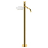 Напольный смеситель для раковины Boheme Stick 120-GG.4 gold spirale Напольный смеситель для раковины Boheme Stick 120-GG.4 gold spirale