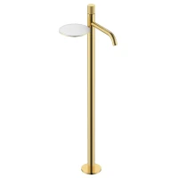 Напольный смеситель для раковины Boheme Stick 120-GG.4 gold spirale Напольный смеситель для раковины Boheme Stick 120-GG.4 gold spirale