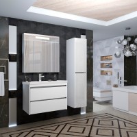 Мебель для ванной комнаты Opadiris Фреш 80 белая