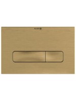 Кнопка смыва для унитаза Kludi Unifix 30PP01N0 пластик, цвет брашированное золото
