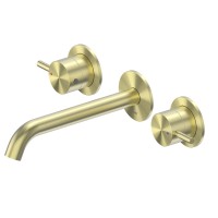 Смеситель для раковины Abber Wasser Kreis 316 AF81123BG-L С ВНУТРЕННЕЙ ЧАСТЬЮ, брашированное золото