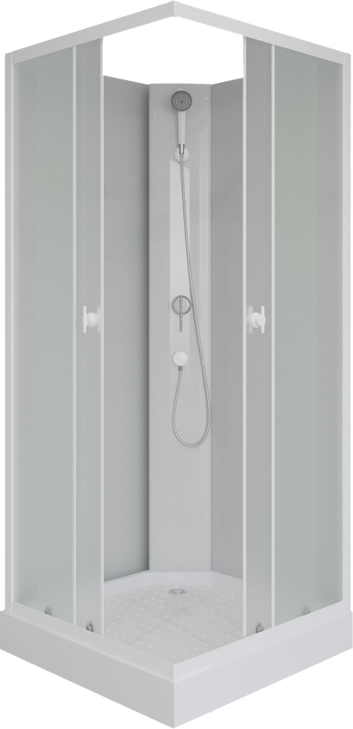 Душевая кабина Niagara Promo P90/13Q/MT/BK 90x90, без крыши