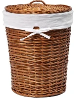 Корзина для белья Wasserkraft Leine WB-350-L светло-коричневая, большая Корзина для белья Wasserkraft Leine WB-350-L светло-коричневая, большая