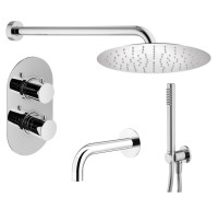 Душевой комплект Plumberia Selection Ixo KITXOT19CR60 С ВНУТРЕННЕЙ ЧАСТЬЮ, хром