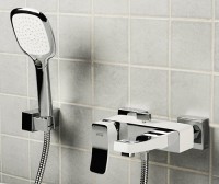 Смеситель для ванны с душем Wasserkraft Aller 1061WHITE