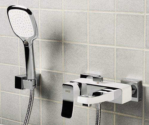 Смеситель для ванны с душем Wasserkraft Aller 1061WHITE