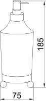 Дозатор Boheme Hermitage Chrome 10389