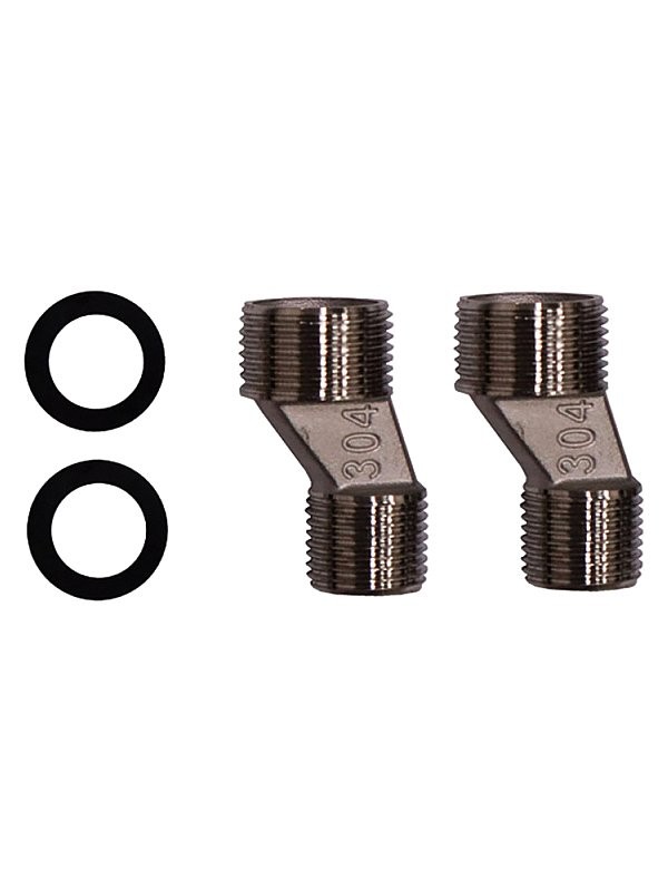 Смеситель для ванны с душем AZARIO Escaro AZ-K3074GR серый графит