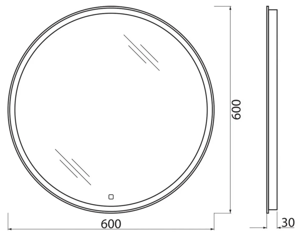 Мебель для ванной комнаты BelBagno Etna 39 60 bianco lucido, раковина BB-8099-3-60