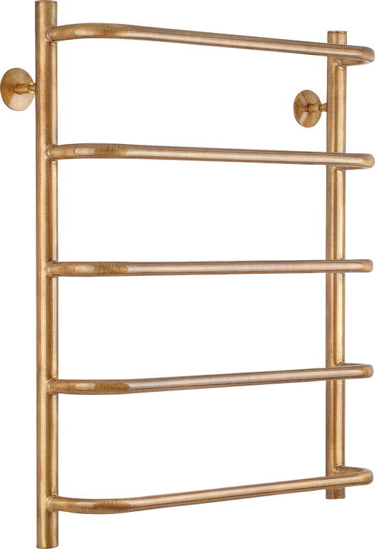 Полотенцесушитель водяной Secado Мерида 1 75x55 см, бронза, лесенка, латунь