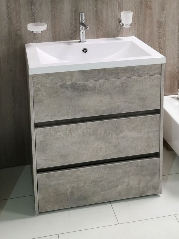 Тумба под раковину Art&Max Family 90, напольная, Cemento Veneto