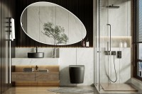 Унитаз подвесной Abber Bequem AC1102TMB безободковый, с микролифтом, матовый черный