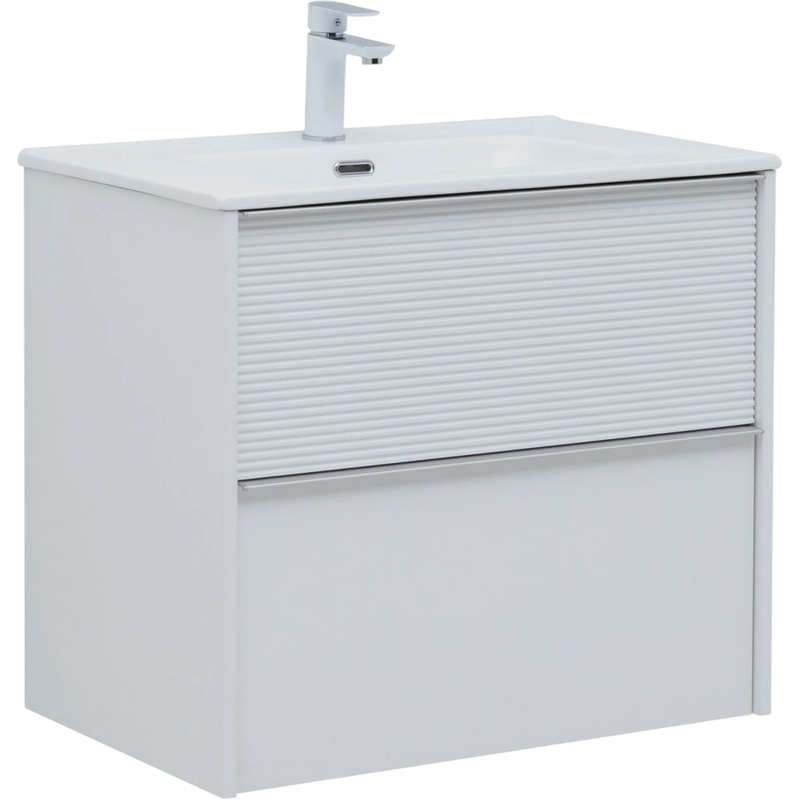 Мебель для ванной комнаты Aquanet Вита 70 подвесная, белая матовая