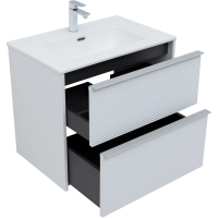 Мебель для ванной комнаты Aquanet Вита 70 подвесная, белая матовая