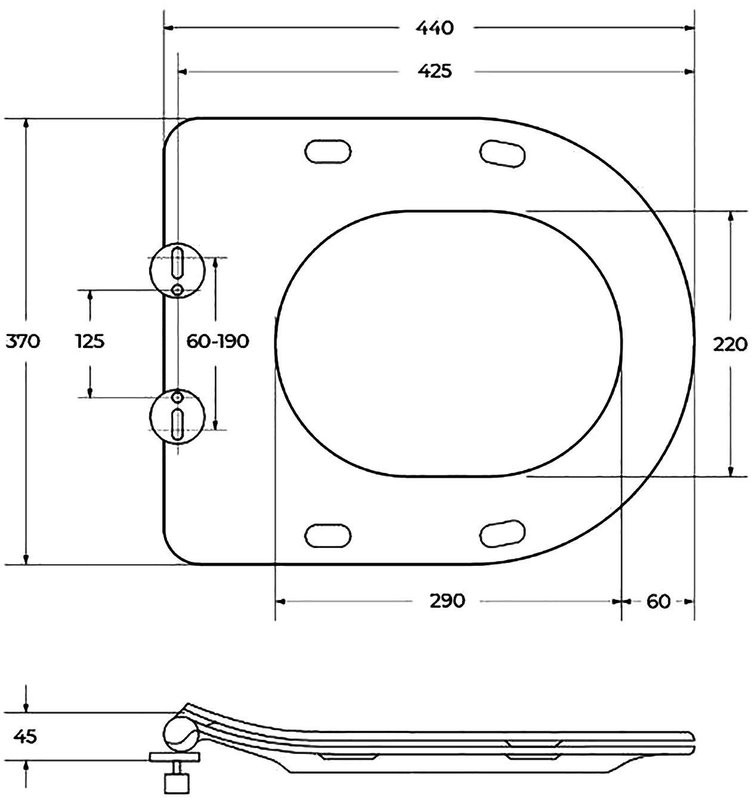 Унитаз подвесной BelBagno Amanda BB051CHR безободковый, крышка BB051SC с микролифтом