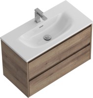 Тумба с раковиной BelBagno Kraft 39 80 rovere tabacco, раковина BB-8099-3-80