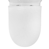 Унитаз-компакт Azario Mist 385х610х800 напольный, безободковый, с быстросъемным сиденьем микролифт (AZ-45)