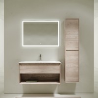 Мебель для ванной комнаты Sancos Marmi 1.0 100 дуб галифакс натуральный