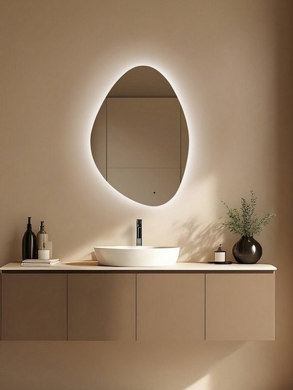 Зеркало Abber Teil AG6502S 70х100 см, с подсветкой