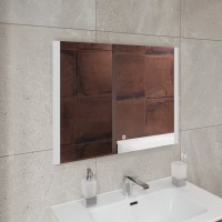 Мебель для ванной комнаты Style Line Барселона 90 R Люкс Plus, с бельевой корзиной, зеркало STWORKI Копенгаген