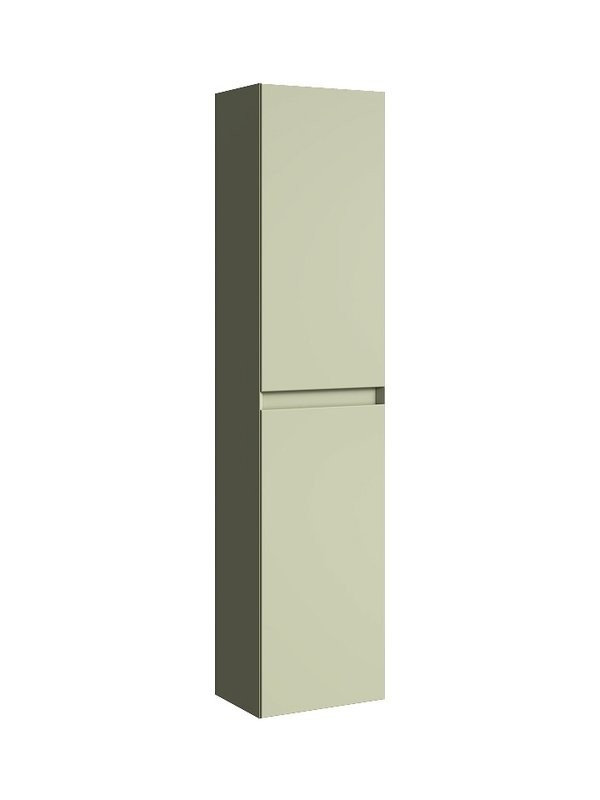 Шкаф-пенал для ванной Aqwella 5 stars Geometria 35 L/R шалфей зеленый