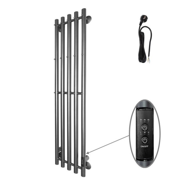 Полотенцесушитель электрический Altasan АргоЛюкс 120х27 графит