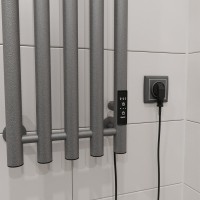 Полотенцесушитель электрический Altasan АргоЛюкс 120х27 графит
