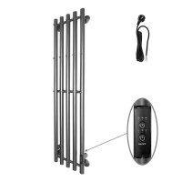 Полотенцесушитель электрический Altasan АргоЛюкс 120х27 графит Полотенцесушитель электрический Altasan АргоЛюкс 120х27 графит