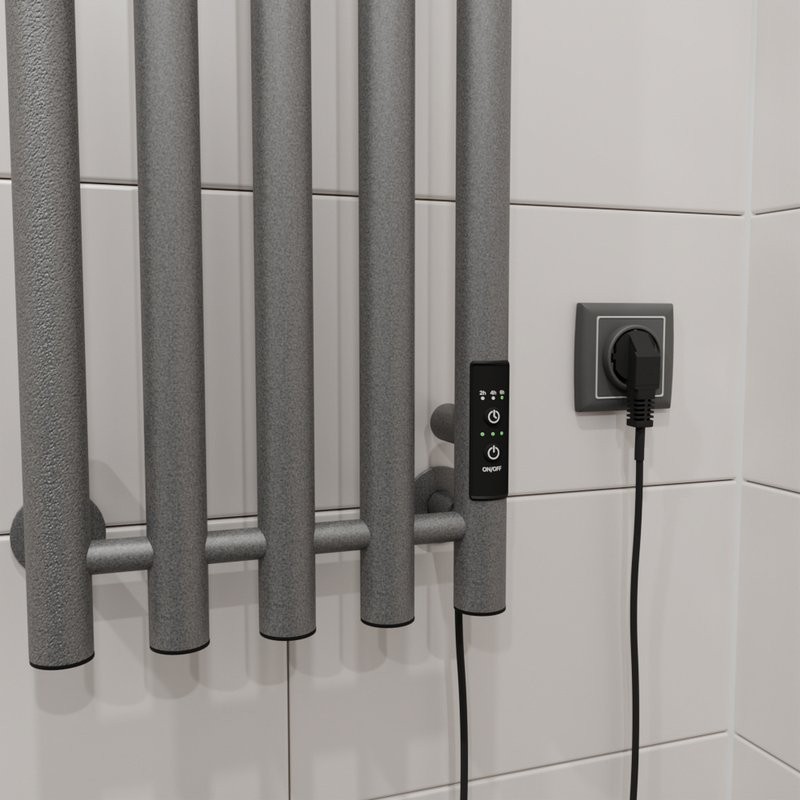 Полотенцесушитель электрический Altasan АргоЛюкс 120х27 графит