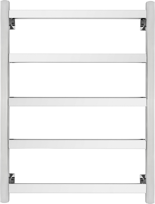 Полотенцесушитель электрический Secado Корато 1 L 65x55 см, подключение слева, хром, лесенка