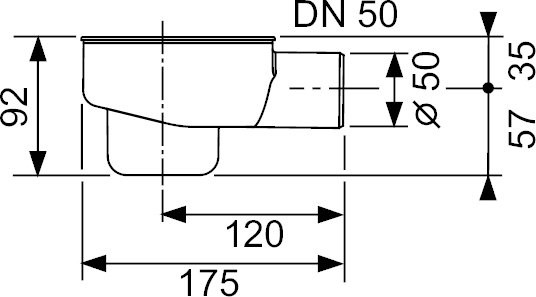 Душевой трап (лоток) TECE Drainline TECEdrainline 6 508 00 для натурального камня 80 см
