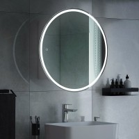 Зеркало-шкаф Corozo Орио универсальное 65, с подсветкой, белое