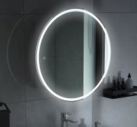 Зеркало-шкаф Corozo Орио универсальное 65, с подсветкой, белое