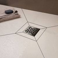 Душевой трап Berges Zentrum Antik 091364, 10x10 см, хром глянец