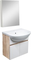 Тумба под раковину без столешницы Runo Лада 50 подвесная, крафтовый дуб