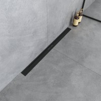 Душевой трап (лоток) Boheme Premium Trendy 80 см, черный