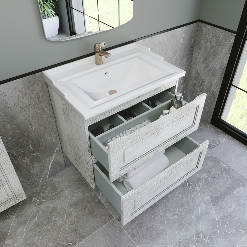 Мебель для ванной комнаты Caprigo Wales 70 белый клен